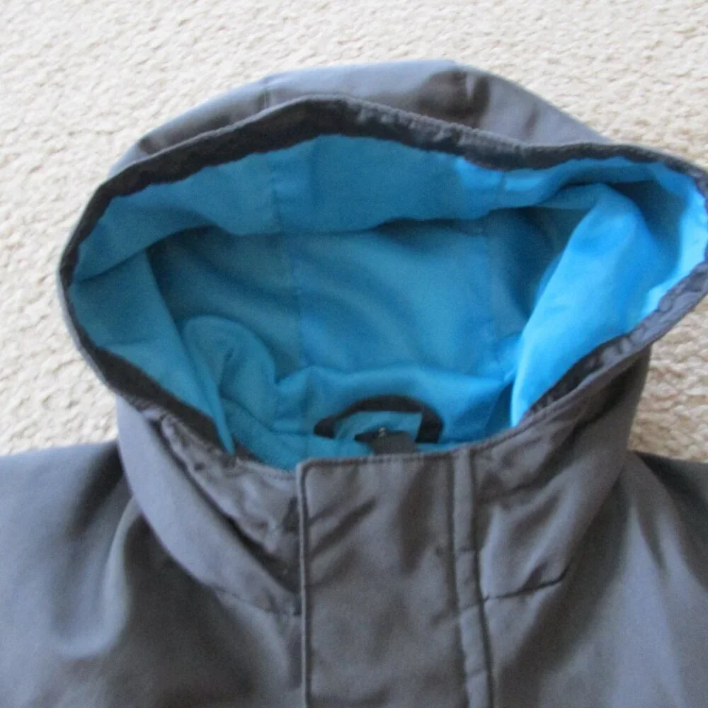 Cherokee Zip Up Hooded Winter Coat Toddler‎ Boys Size 18M Gray Blue Inner Liner